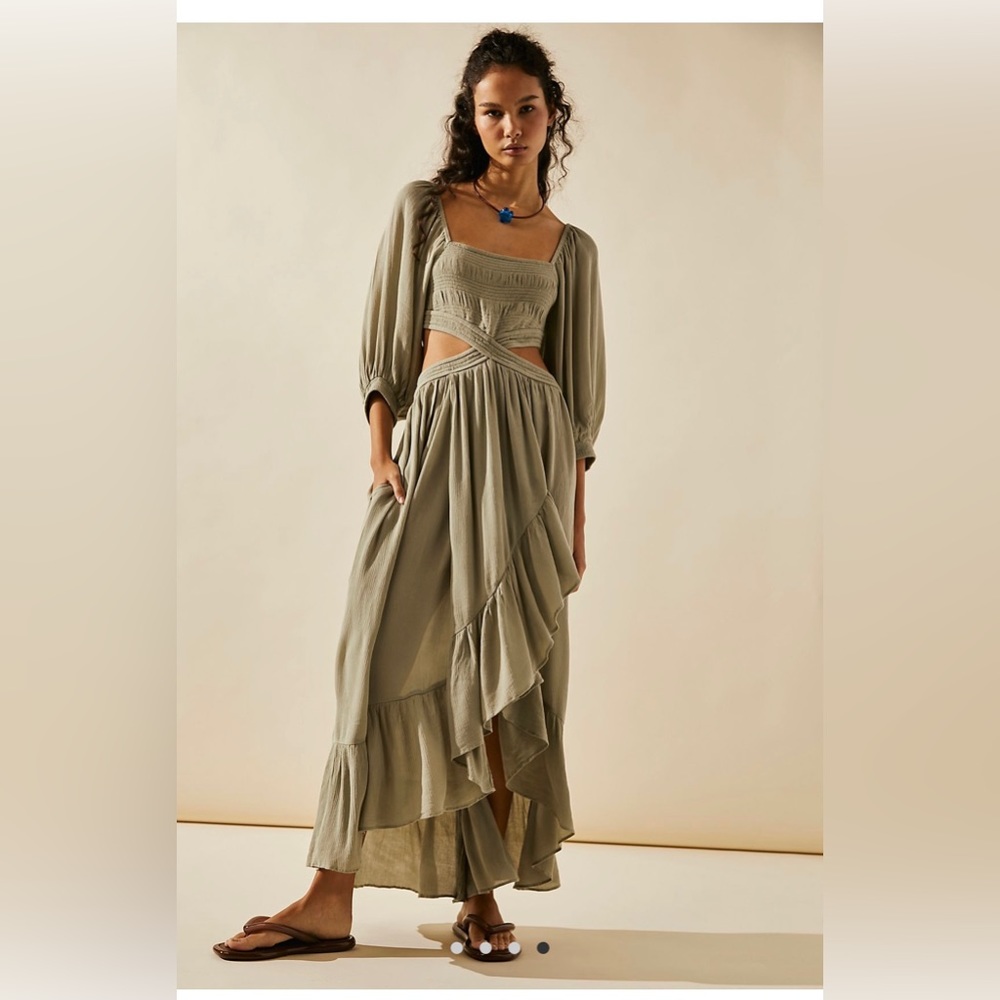 Free People Cross My Heart Maxi Dress